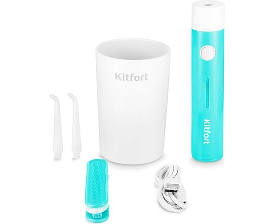  Ирригатор KitFort КТ-2957-3 бирюзовый и белый 