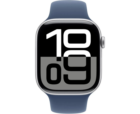  Smart-часы Apple Watch SE 2024 MXER3LL/A 44мм корп.серебристый Sport Band рем.синий разм.брасл.:M/L 
