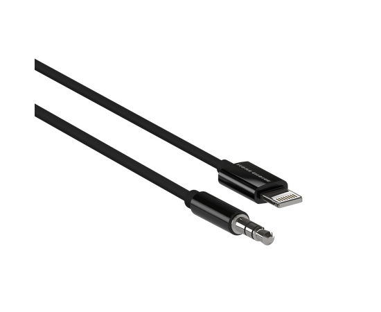  PURE Аудиокабель AUX 3.5mm Lightning 8-pin 1м More choice UK28i (Black) 