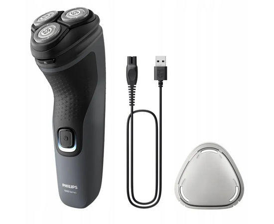  Бритва роторная Philips S1142/00 темно-серый 