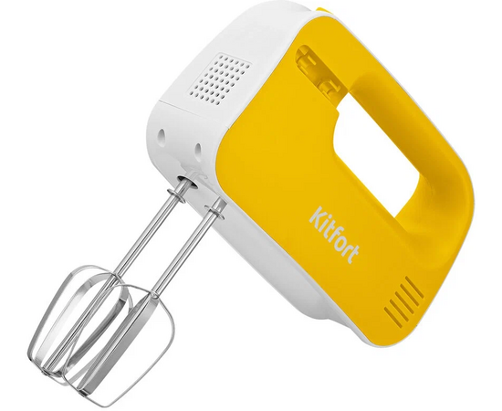  Миксер KitFort КТ-3417-1 белый и желтый 
