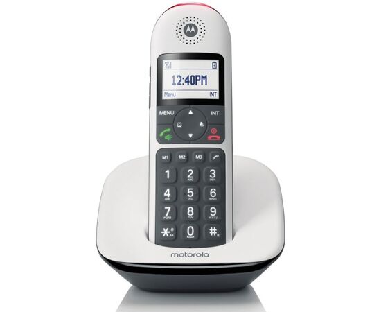  Радиотелефон Motorola CD5001 черный/белый 