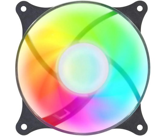  Вентилятор GMNG GG-CF120FRGB3-PWMBK RGB 120x120x25mm черный 4-pin 20-28dB 108gr Ret 