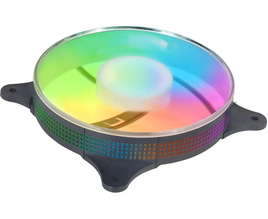  Вентилятор GMNG GG-CF120FRGB3-PWMBK RGB 120x120x25mm черный 4-pin 20-28dB 108gr Ret 
