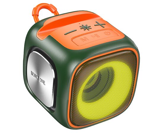  Портативная колонка BOROFONE BR29 Interest, Bluetooth, темно-зеленый 