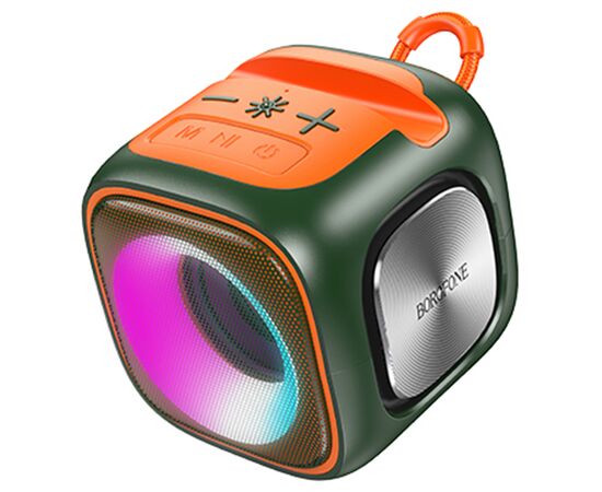  Портативная колонка BOROFONE BR29 Interest, Bluetooth, темно-зеленый 