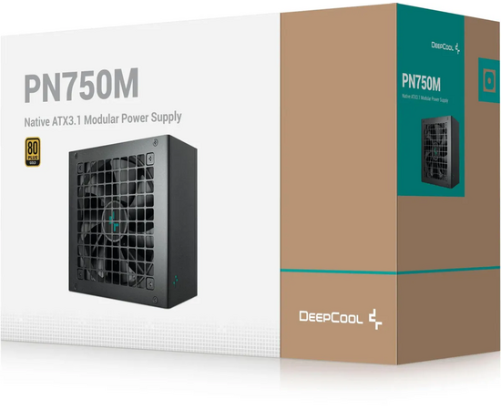  Блок питания DeepCool PN750M V2 Gen.5 (R-PN750M-FC0B-WGEU), 750Вт, 120мм, retail 