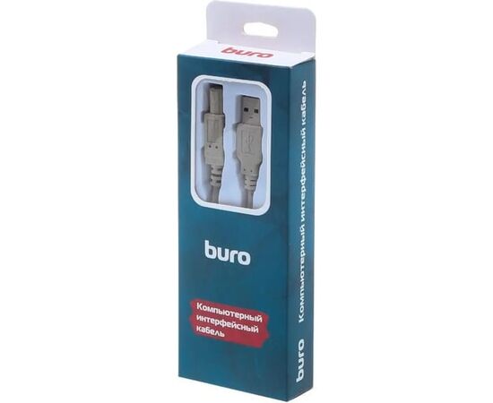  Кабель Buro BHP RET USB_BM30 USB A m-USB B m 3м серый 