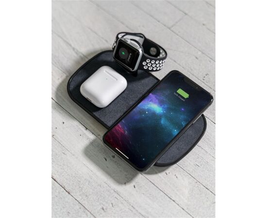  Беспроводное ЗУ Mophie 3-in-1 Wireless Charging Pad (черный) 