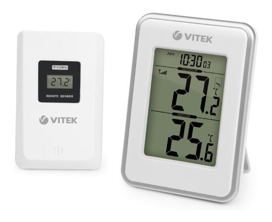  Погодная станция Vitek VT-6408 серебристый 