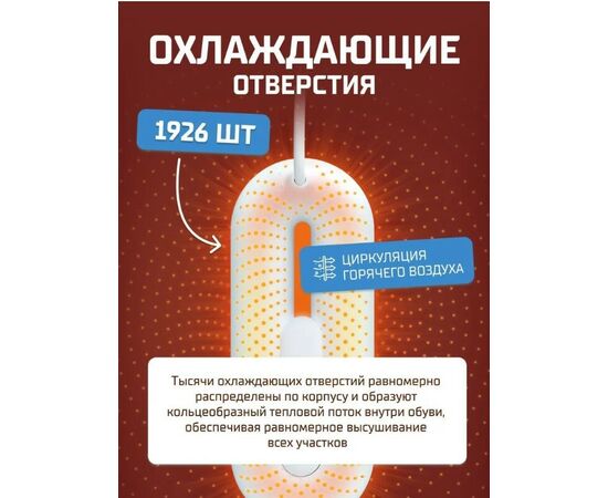  Сушилка для обуви Sothing Loop Stretchable Shoes Dryer (DSHJ-S-2111B RUS White), белая 