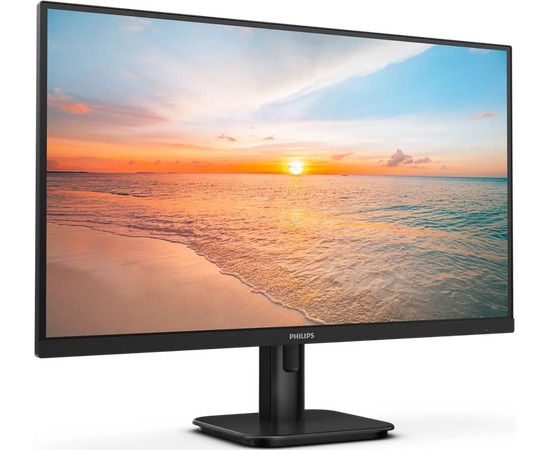  Монитор PHILIPS 27E1N1800A (00/01) LCD 27'' 16:9 3840x2160(UHD 4K) IPS, nonGLARE, 60 Hz, 350 cd/m2, H178°/V178°, 1000:1, 1.07B, 4ms, 2xHDMI, DP, Black 