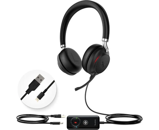  Гарнитура Yealink UH38 Dual UC-BAT черный 