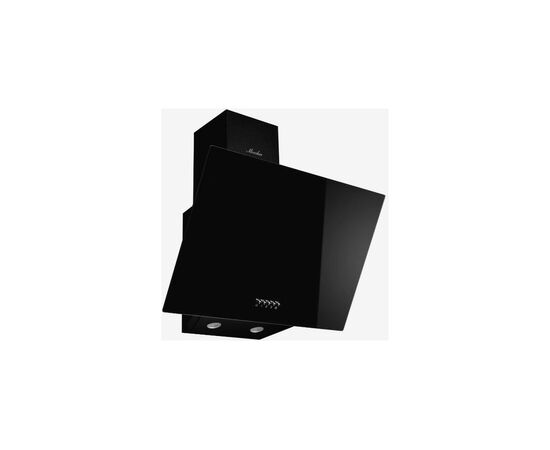  Вытяжка наклонная MONSHER Astra 50 Noir Настенная, отвод/рециркуляция, 700м3/час, механическое кнопочное управление, 3 скорости 