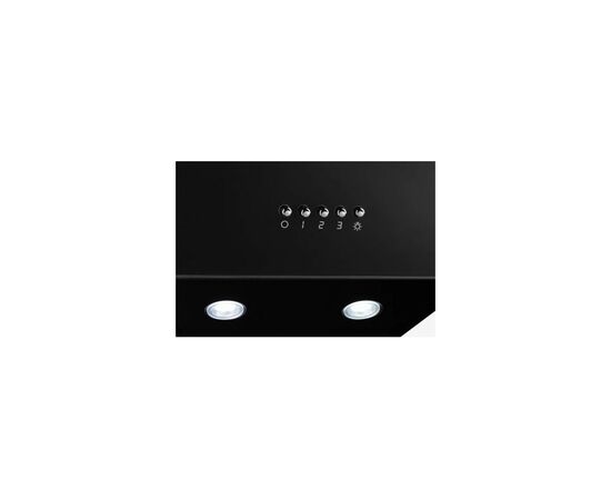  Вытяжка наклонная MONSHER Astra 50 Noir Настенная, отвод/рециркуляция, 700м3/час, механическое кнопочное управление, 3 скорости 