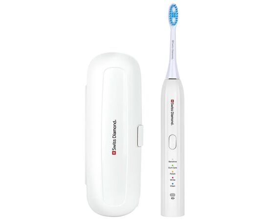  Электрическая зубная щетка Swiss Diamond SD-STB54801W белый 