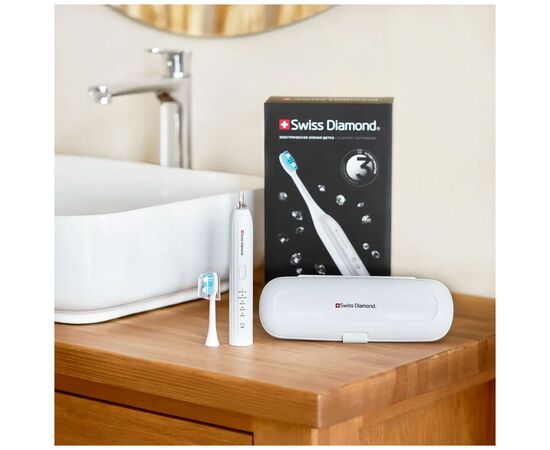  Электрическая зубная щетка Swiss Diamond SD-STB54801W белый 