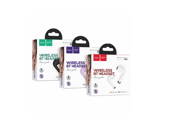  Беспроводные наушники HOCO EQ1 Music guide true wireless BT headset (7hours) purple 