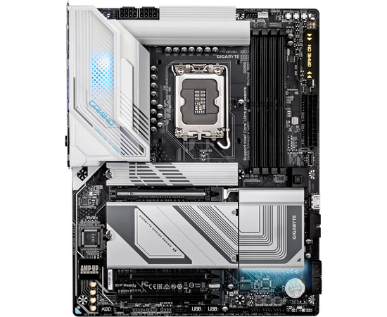  MB s1851 Gigabyte Z890 Gaming X Wifi7, Intel Z890, 4xDDR5-6400 МГц, 3xPCI-Ex16, 4xM.2, Standard-ATX 