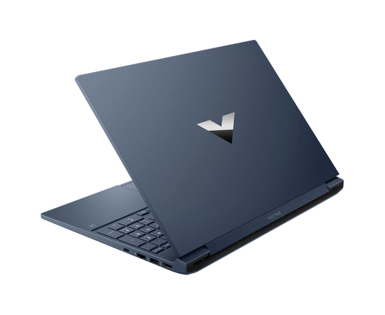  Ноутбук HP Victus 15-fb2009ci (A1WD6EA) 15.6", IPS, AMD Ryzen 5 8645HS 4.3ГГц, 6 ядер, 16ГБ 512ГБ SSD, GeForce RTX 3050 - 6 ГБ Free DOS, синий 