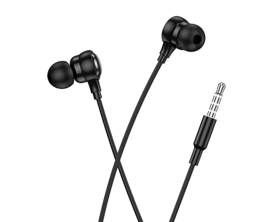  Наушники Hoco M116 Benevolent universal earphones with microphone , Черный 
