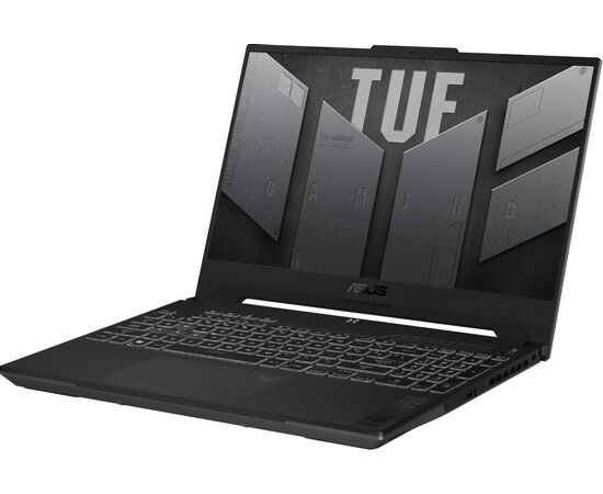  Ноутбук ASUS FA507UI-LP166 (90NR0I65-M007R0) 15.6"/FHD/IPS/250N/144Hz/Ryzen 7 8845HS/16GB/SSD1TB/RTX 4070 8GB/Backlit/DOS/Mecha Gray 