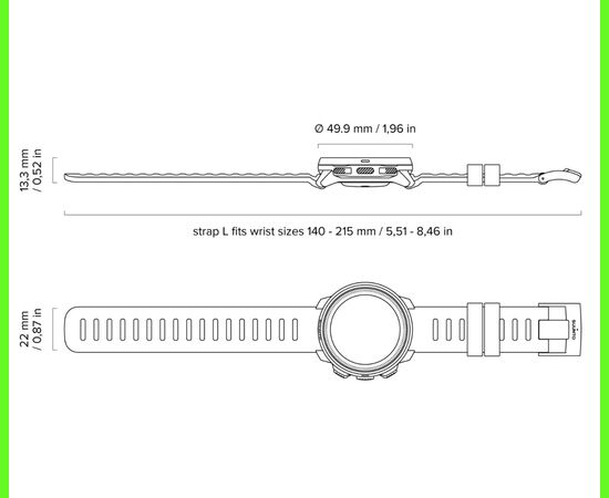 Smart-часы Suunto Ocean (SS050984000) 35", бежевый/серебристый 
