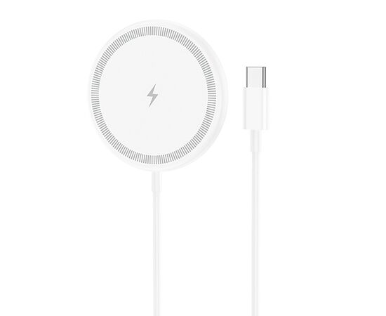  ЗУ Сетевое Беспроводное MagSafe Borofone BQ27 Pole MagSafe (white) (236311) 