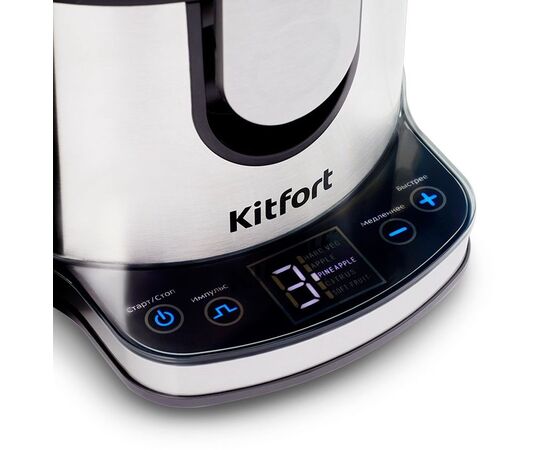  Соковыжималка Kitfort KT-1120 стальной/черный 