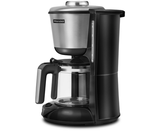  Кофеварка Rondell 1100-RE-01 (RDE-1100) серебристый/черный 