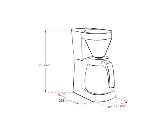  Кофеварка Melitta 1023-05 Easy Therm Белый 