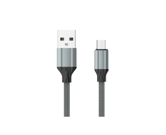  LDNIO LS441/ USB кабель Micro/ 1m/ 2.4A/ медь: 86 жил/ Gray 