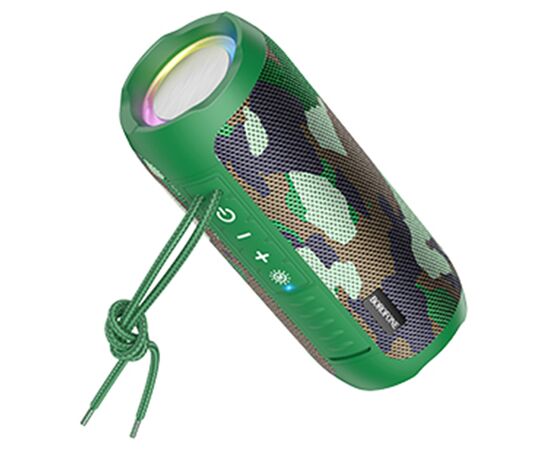  Портативная колонка BOROFONE BR21 Sports, Bluetooth, камуфляж+зеленый 