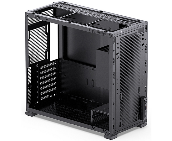 Корпус Jonsbo D41 Mesh Black без БП, боковая панель из закаленного стекла, mini-ITX, micro-ATX, ATX, черный 
