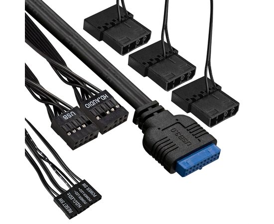  Корпус ExeGate EVO-9202-EVO800 EX296077RUS Miditower (ATX, БП EVO800RGB с вент. 12 см, с окном, 1*USB+1*USB3.0, аудио, черный, 3 вент. 12см с RGB) 