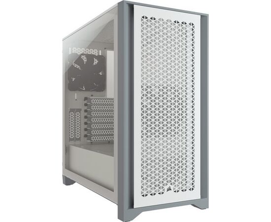 Корпус Corsair 4000D Airflow TG CC-9011201-WW белый/серый без БП ATX 4x120mm 4x140mm 1xUSB3.0 audio bott PSU 