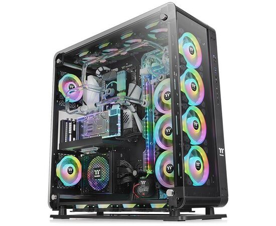  Корпус Thermaltake Core P8 TG (CA-1Q2-00M1WN-00) Black/Wall Mount/SPCC/4mm Tempered Glass*3 