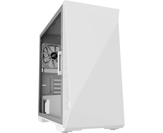  Корпус Zalman Z1 Iceberg white (Z1 Iceberg white) MiniTower (mATX, window, FRONT 2x120mm, REAR 1x120mm, без БП) 