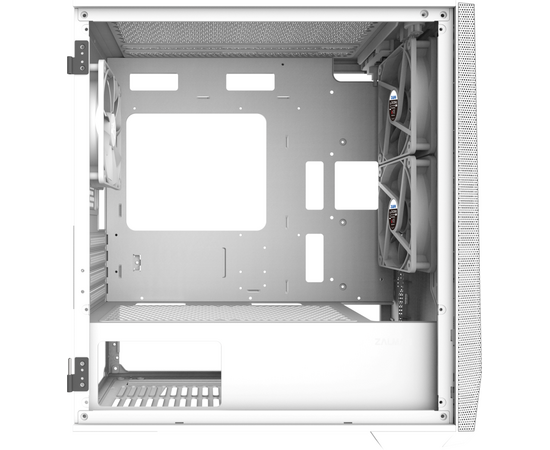  Корпус Zalman Z1 Iceberg white (Z1 Iceberg white) MiniTower (mATX, window, FRONT 2x120mm, REAR 1x120mm, без БП) 
