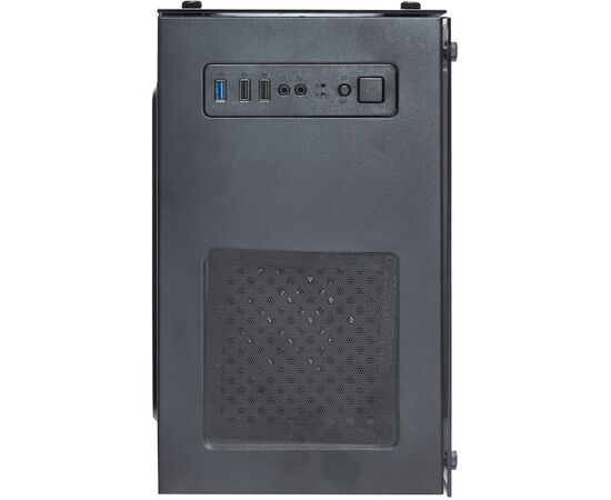  Корпус ExeGate Mistery X2 EX294382RUS Minitower (mATX, без БП, 2*USB+1*USB3.0, аудио, черный, 4 вент. 12см с RGB подсветкой) 