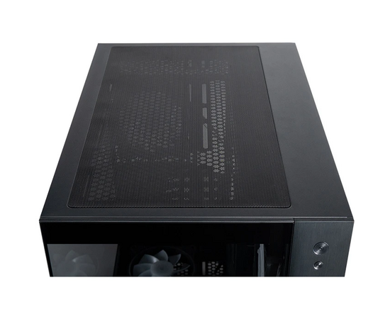  Корпус CHIEFTEC Visio GM-30B-TG-OP без БП, боковая панель из закаленного стекла, 6xPWM ARGB 120мм вентиляторов, черный, ATX 