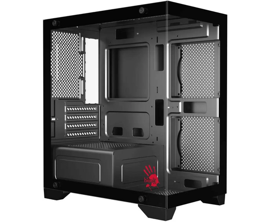  Корпус BLOODY BD-CC103, mATX, Mini-Tower, без БП, черный 