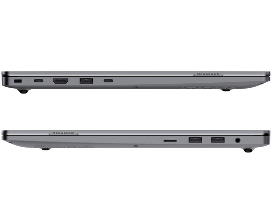  Ноутбук Tecno MegaBook T16MA (71003300455) Pro Core Ultra 9 185H 32Gb SSD1Tb Intel Arc 16" IPS WQXGA (2560x1600) Windows 11 Home grey WiFi BT Cam 