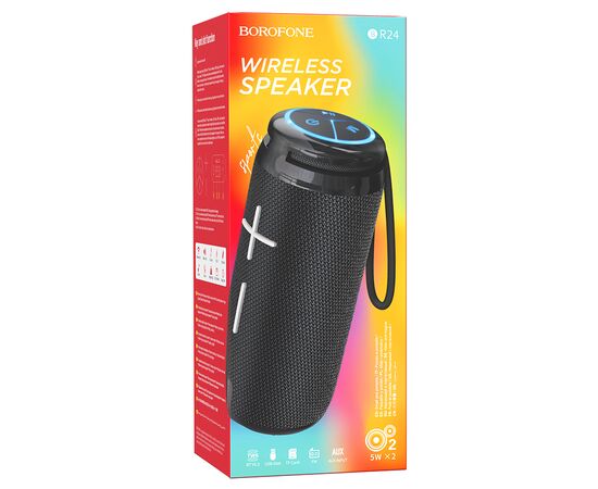  Портативная колонка BOROFONE BR24 Fashion sports (черный) 
